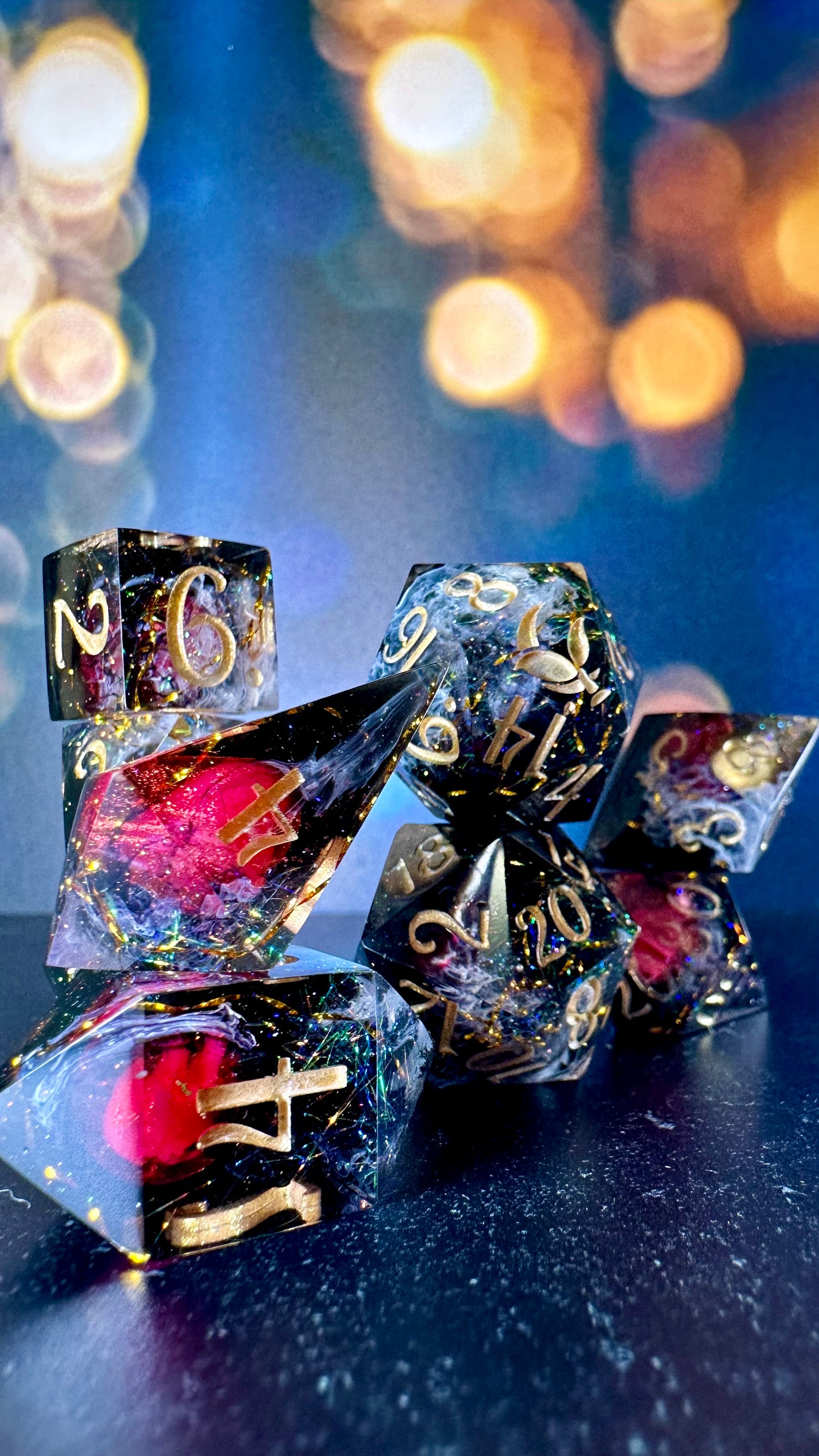 Hunt Athalar- 8 piece polyhedral dice set