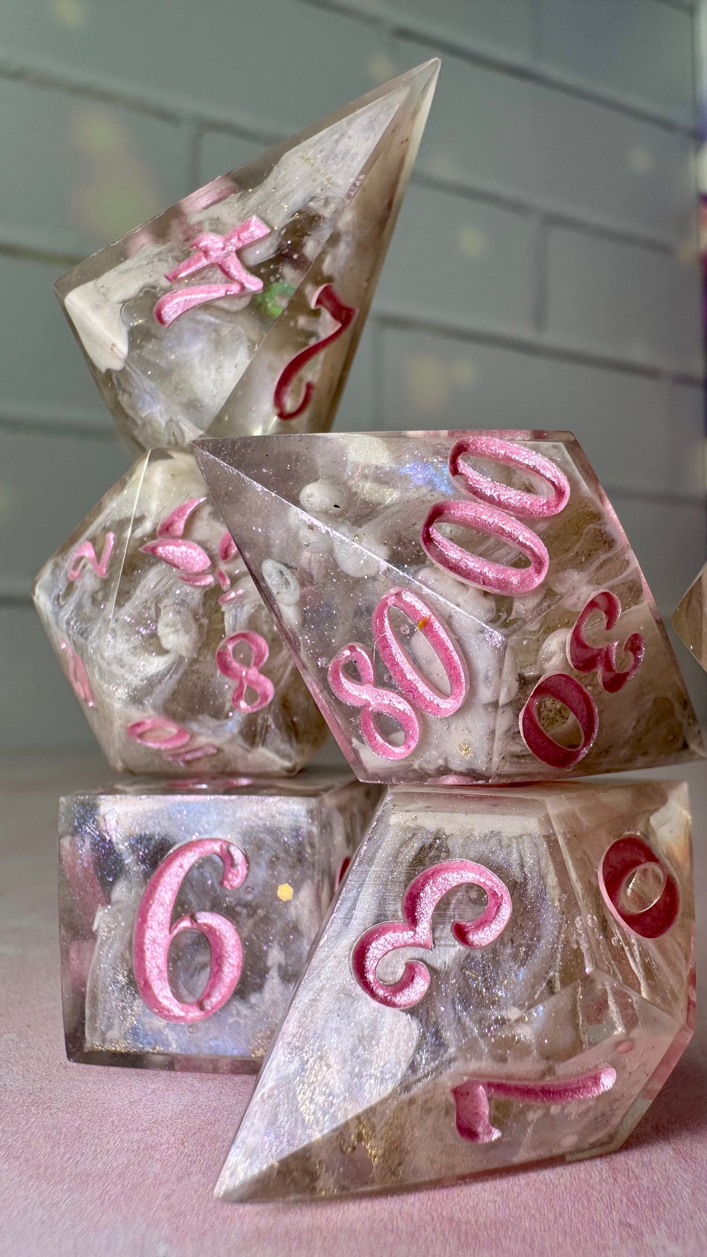 Jennifer Kale-Pobody’s Nerfect 8 piece polyhedral dice set (Large)