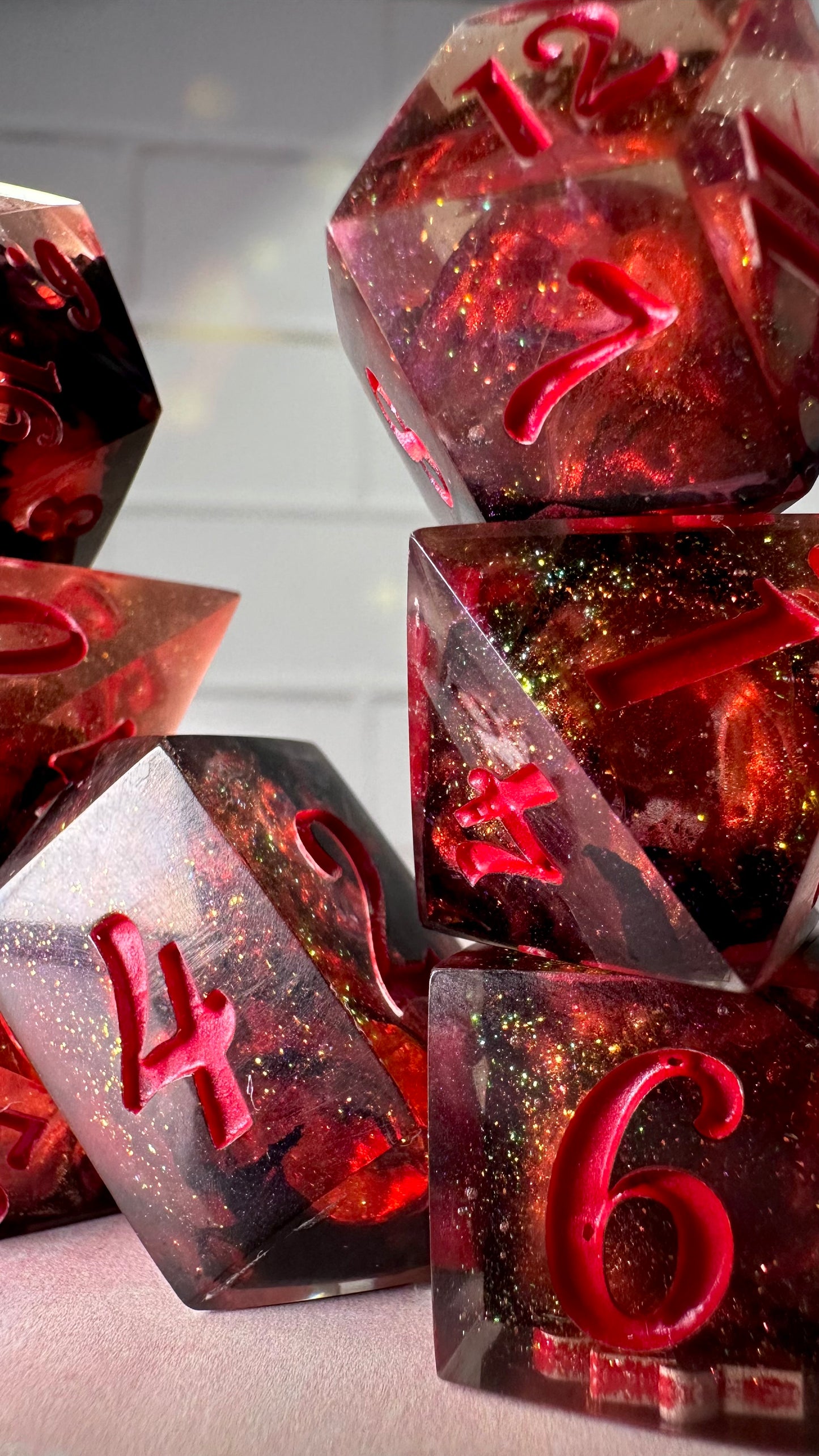 Alice Wu Gulliver-8 piece polyhedral dice set (Large)