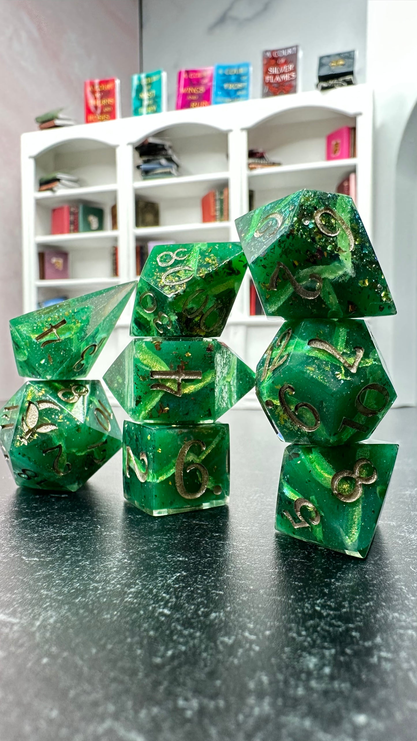 Tamlin's Revenge-8 piece polyhedral dice set