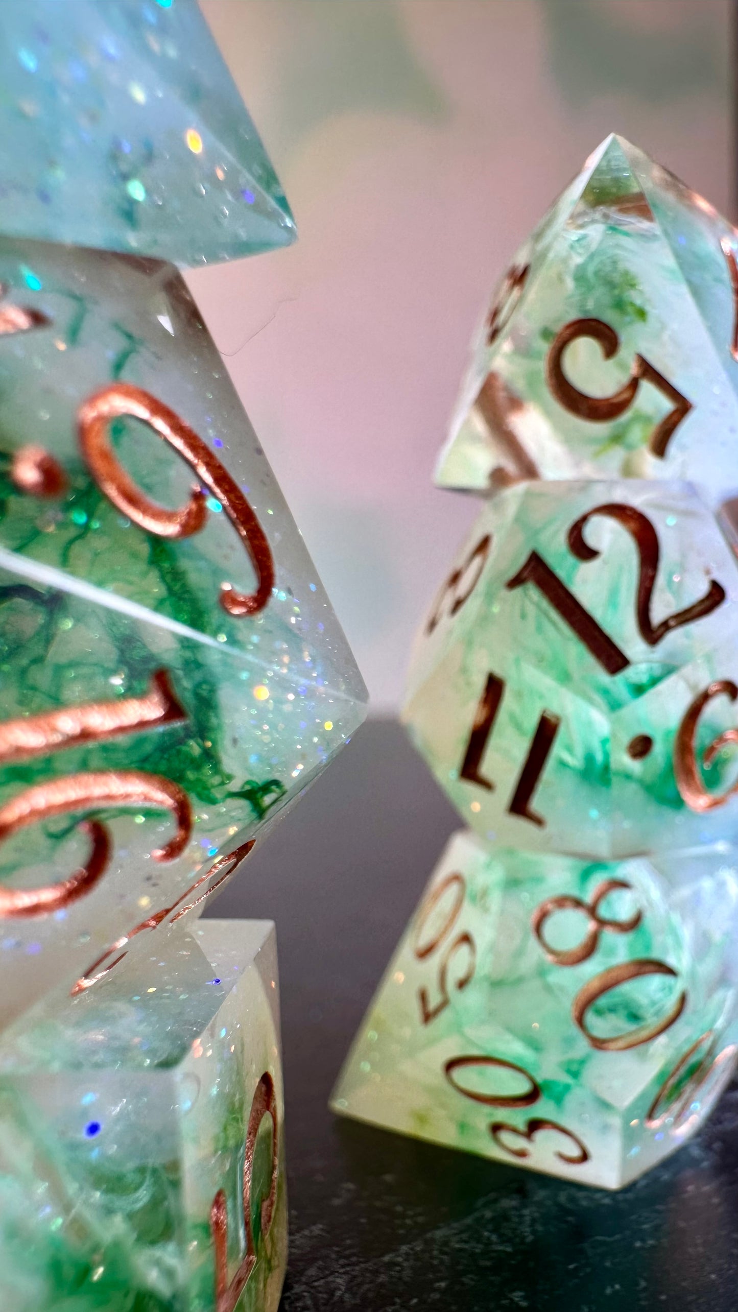 To Whatever End - 8 piece polyhedral dice set