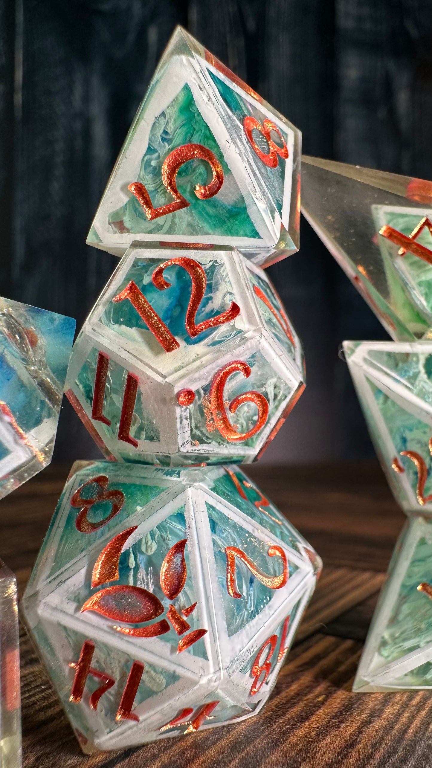 Elide Lochan-7 piece polyhedral dice set