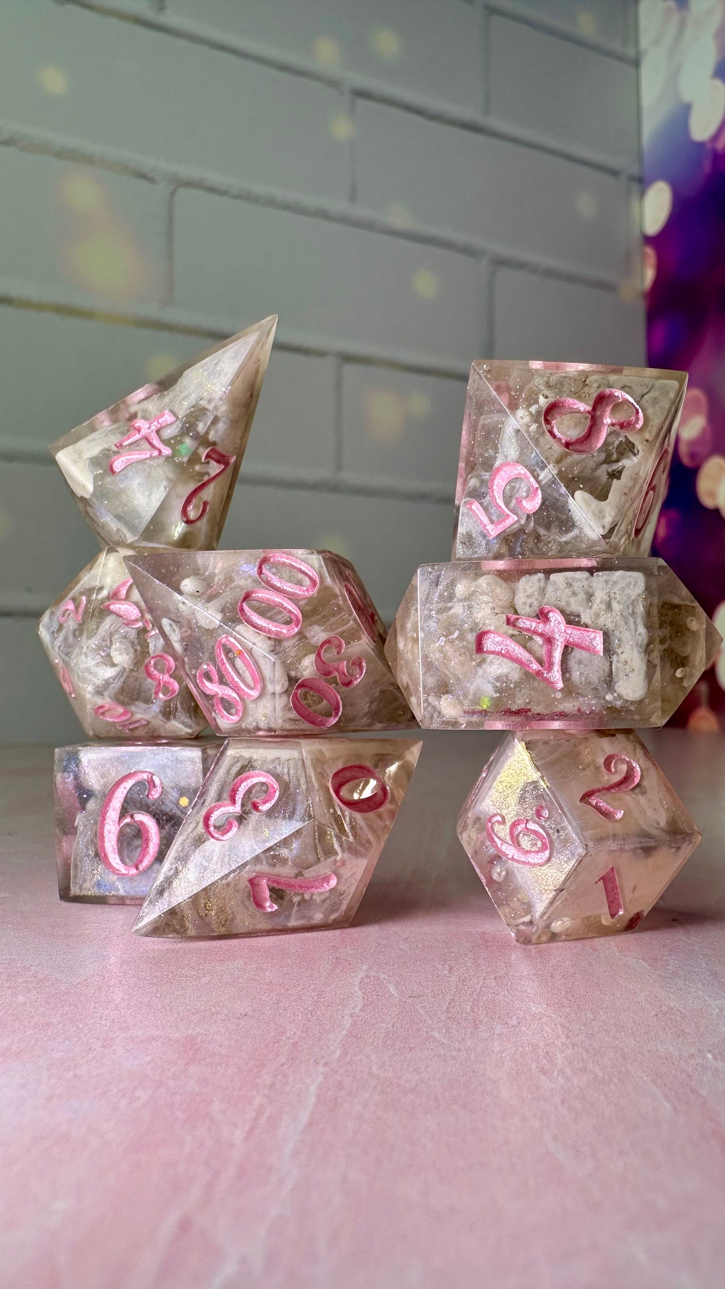Jennifer Kale-Pobody’s Nerfect 8 piece polyhedral dice set (Large)