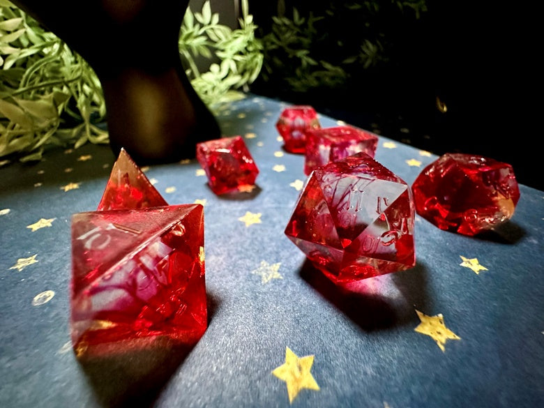 “The Upside Down” 7 Piece Polyhedral Dice Set