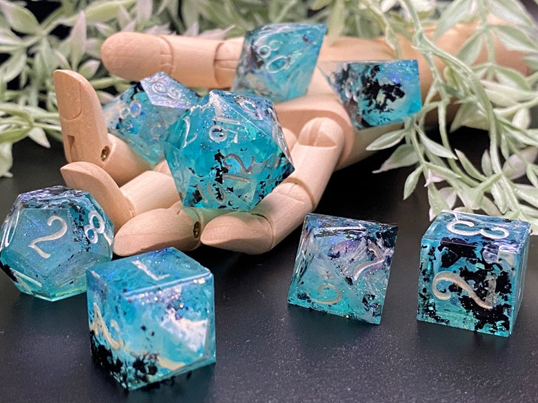 Brakebills South 8 piece polyhedral dice set