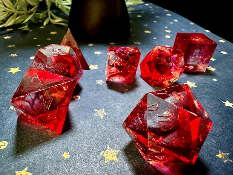“The Upside Down” 7 Piece Polyhedral Dice Set