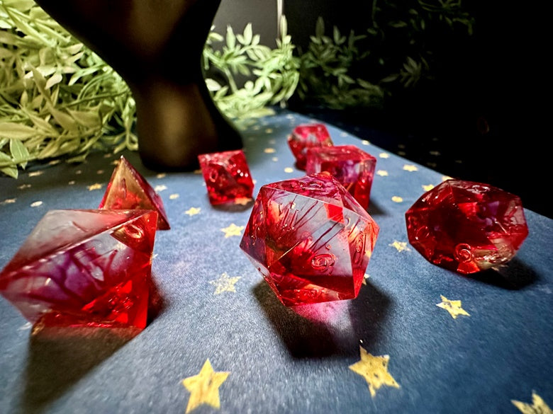 “The Upside Down” 7 Piece Polyhedral Dice Set