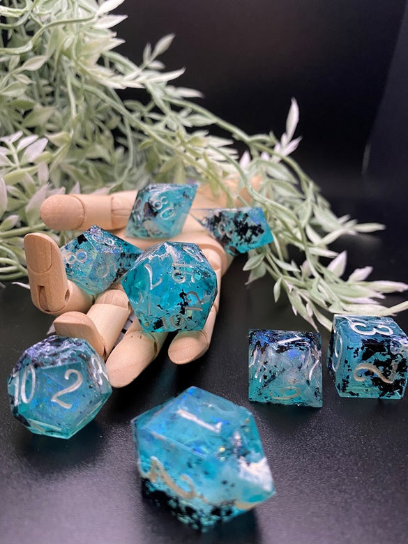 Brakebills South 8 piece polyhedral dice set