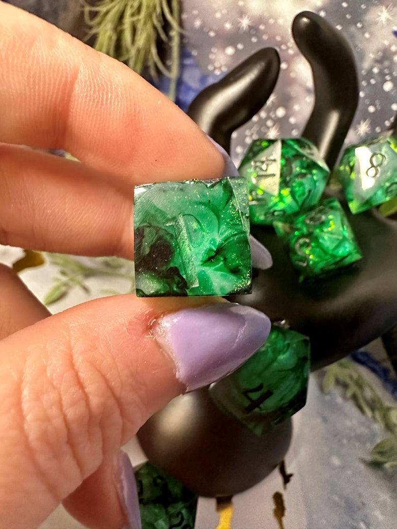 Labyrinth - 8 piece polyhedral dice set (Pobody’s Nerfect)