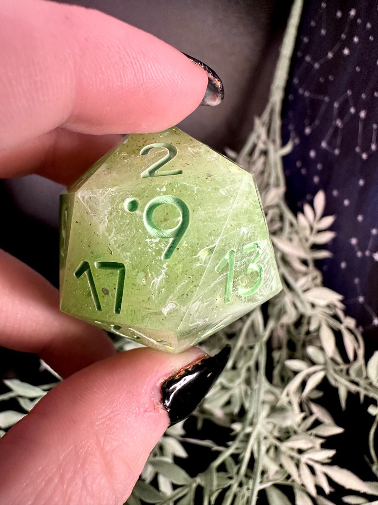 Lime Creamsicle D20 Chonk