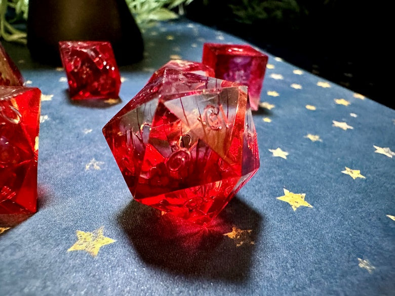 “The Upside Down” 7 Piece Polyhedral Dice Set