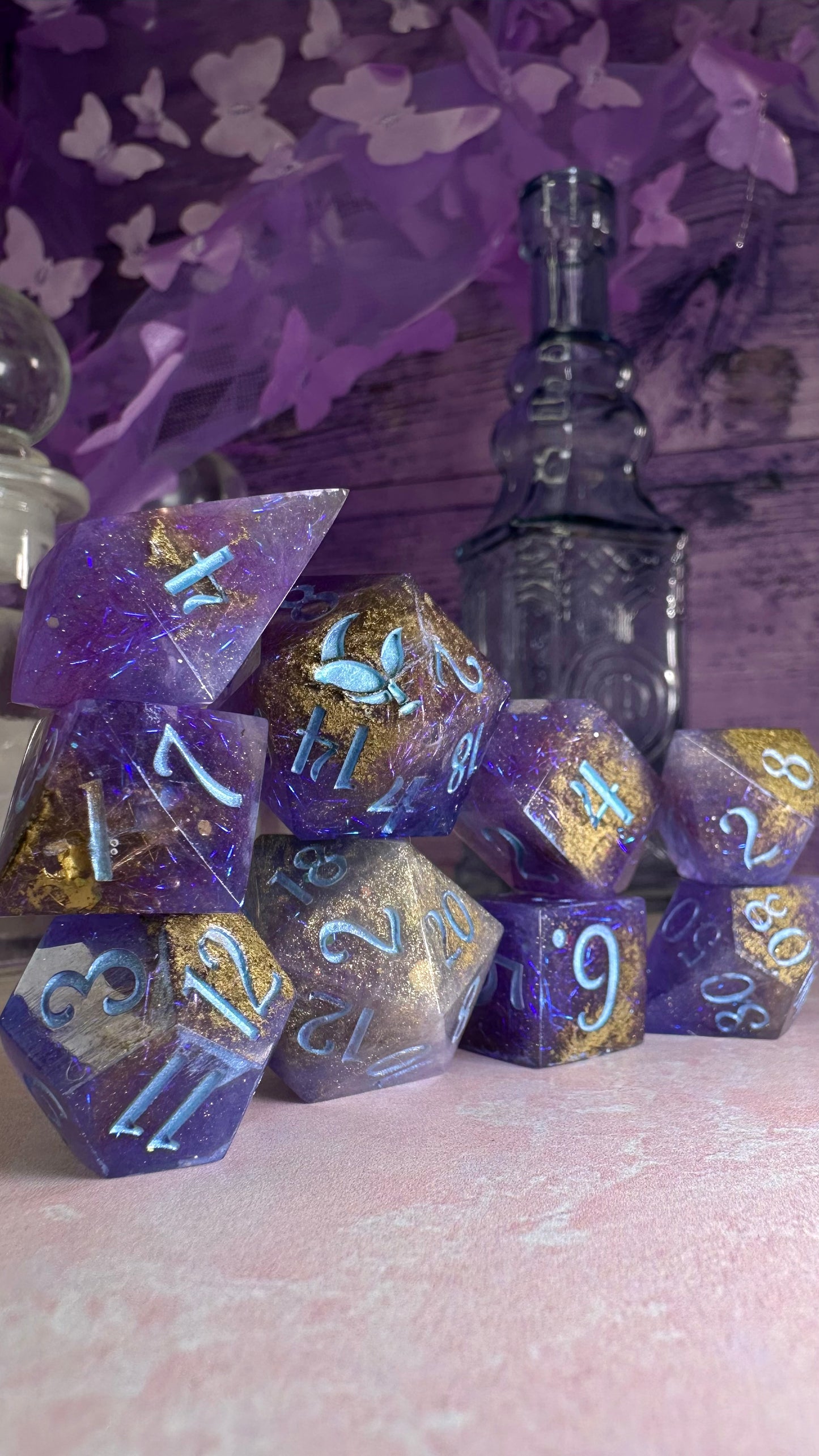 Meeting John- 8 piece polyhedral dice set- (pobody's nerfect)