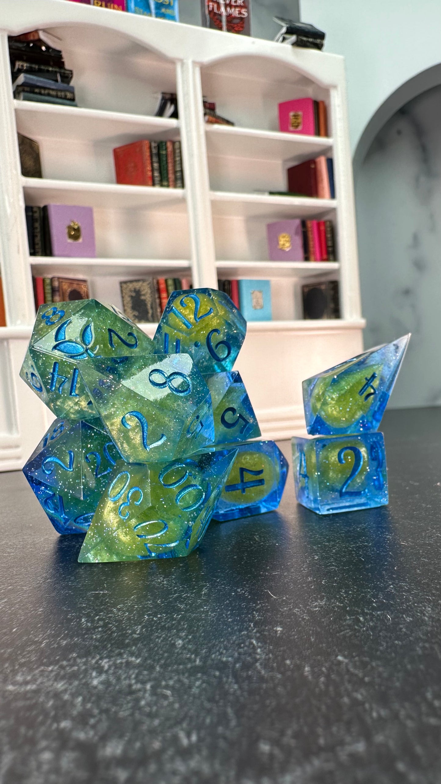 Tarquin's Hope- 8 piece polyhedral dice set