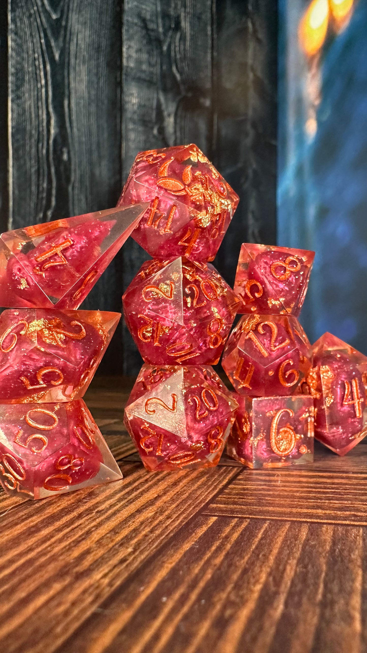 Bryce Quinlan-8 piece polyhedral dice set