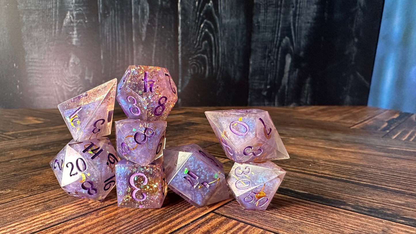 Mystic Alpha -8 piece polyhedral dice set