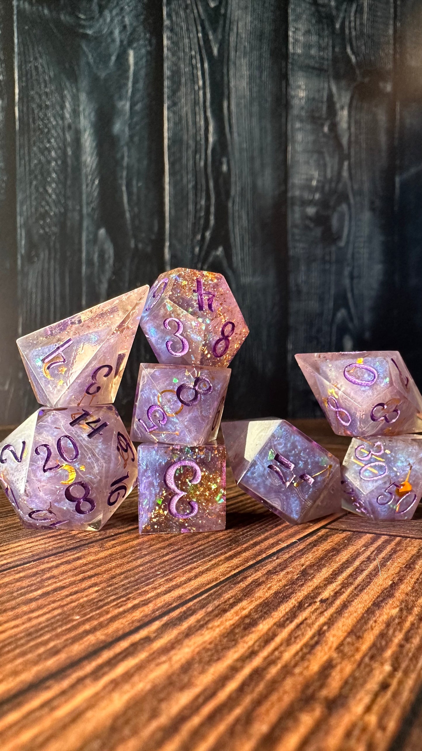 Mystic Alpha -8 piece polyhedral dice set