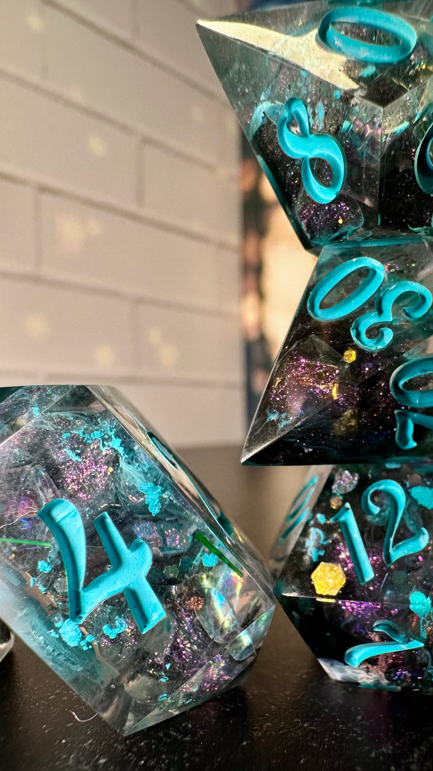 Derpy&Sussy-8 piece polyhedral dice set (Large)