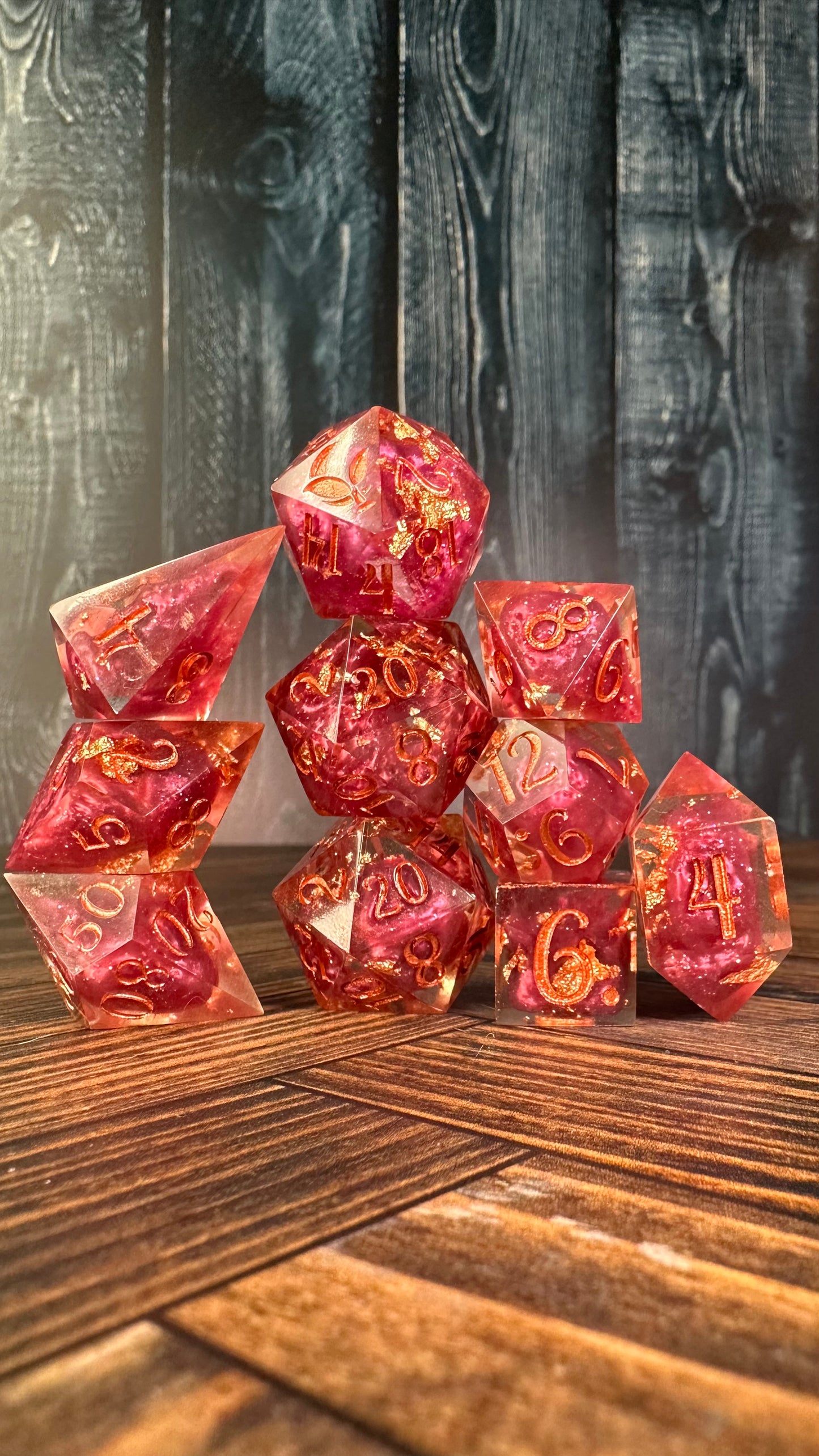 Bryce Quinlan-8 piece polyhedral dice set