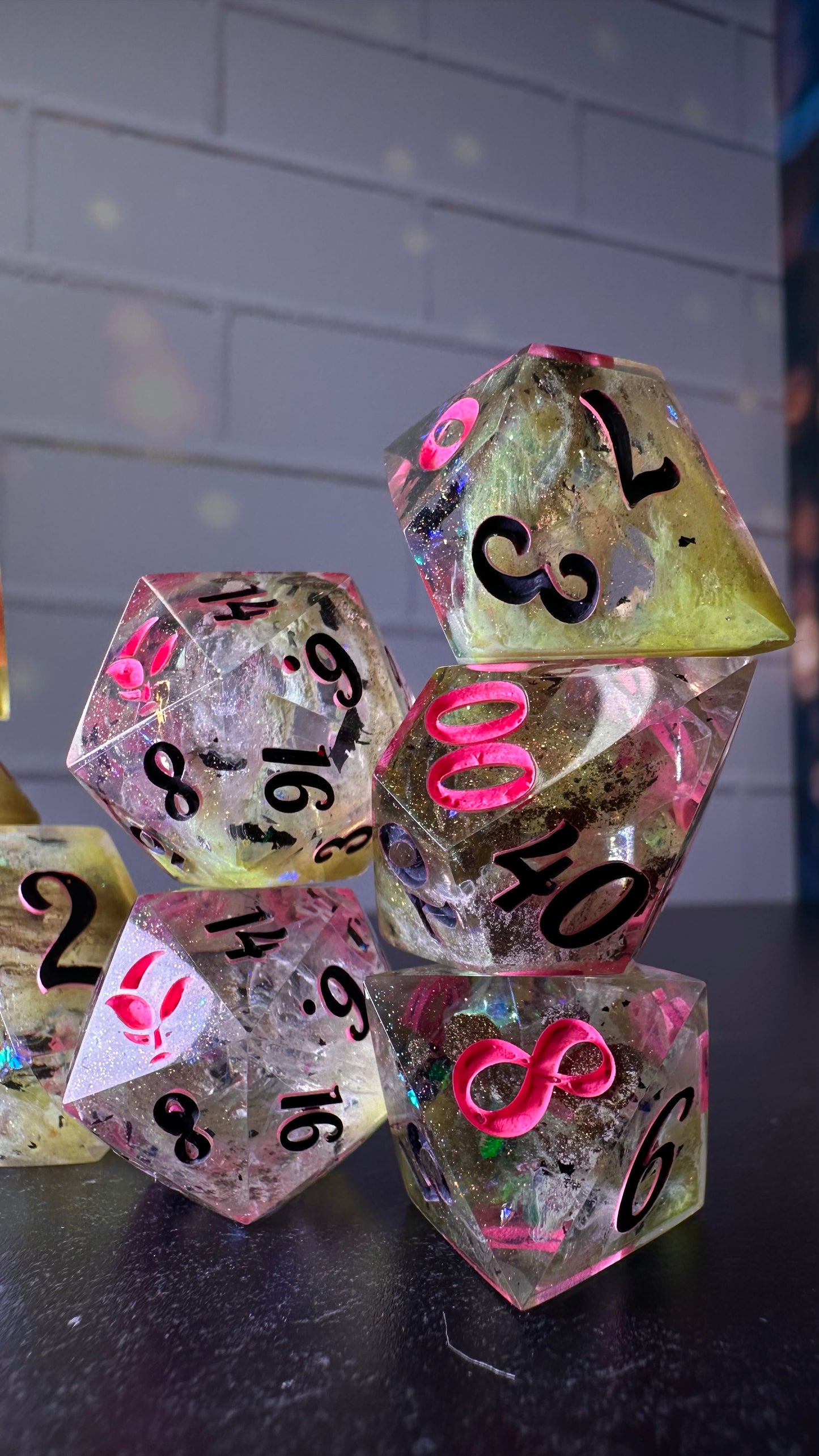 Fit Check for My Napalm Era-8 piece polyhedral dice set (Large)