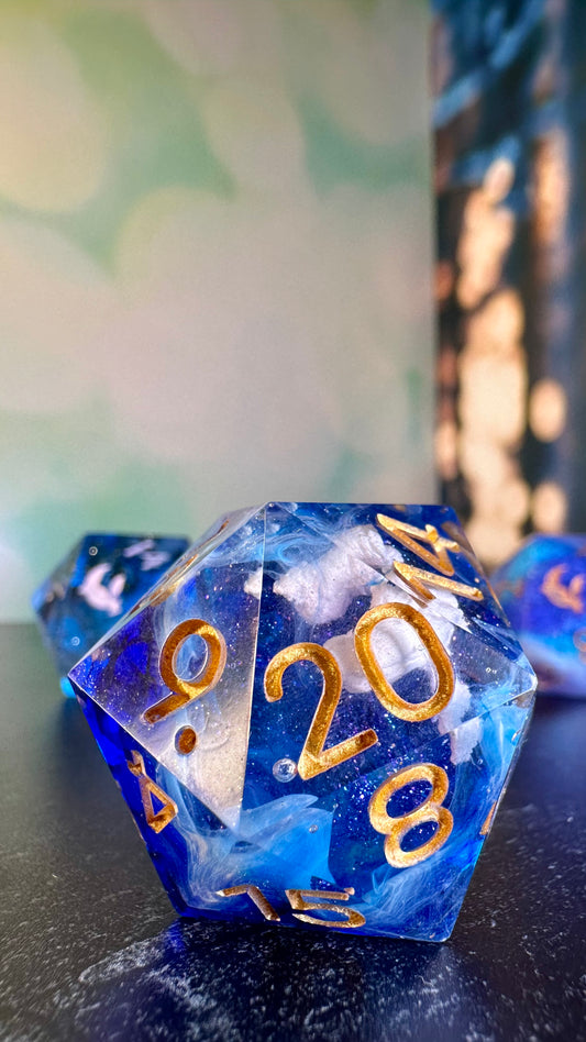 Cloud Dice 35mm Chonk D20