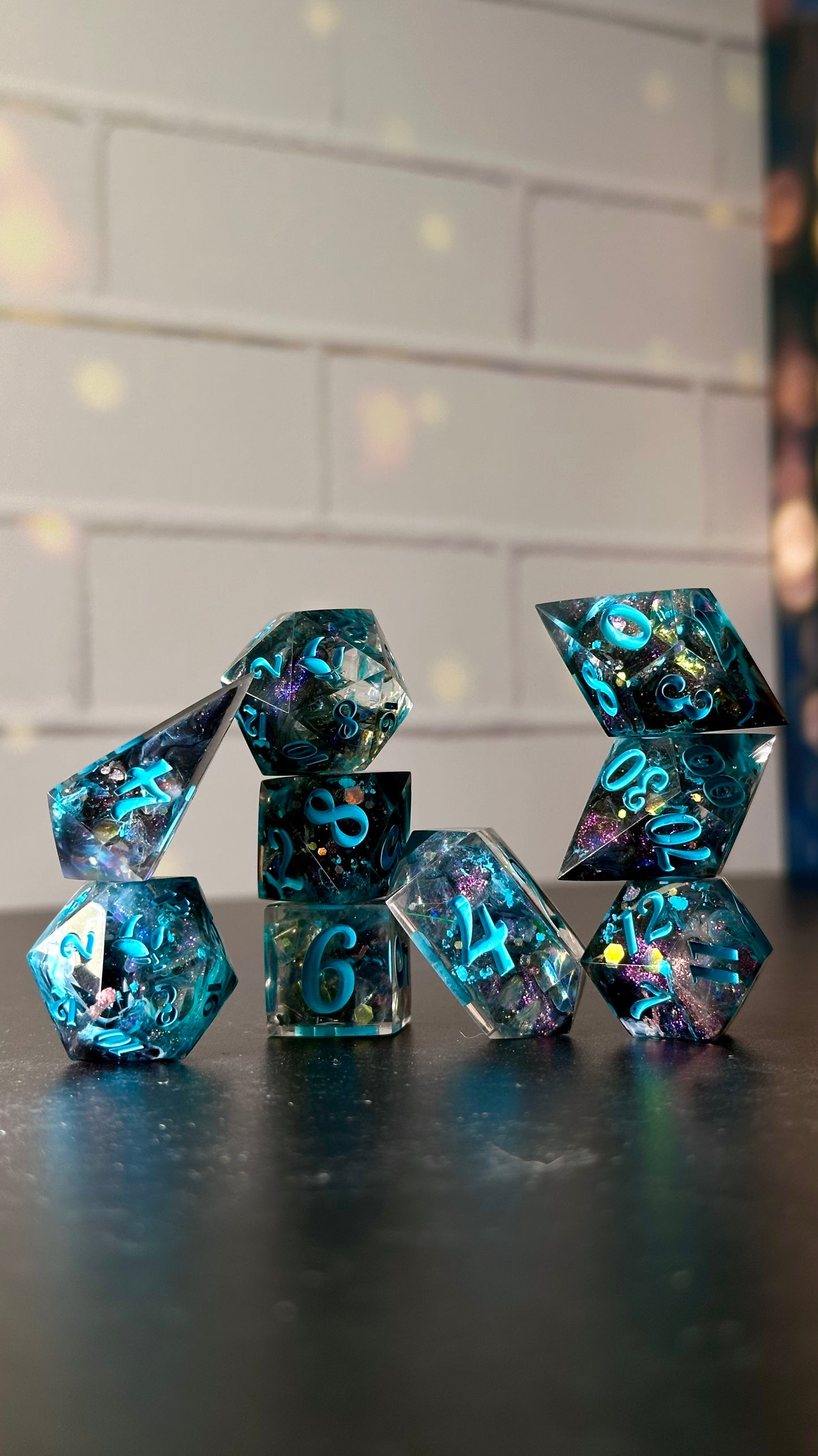 Derpy&Sussy-8 piece polyhedral dice set (Large)