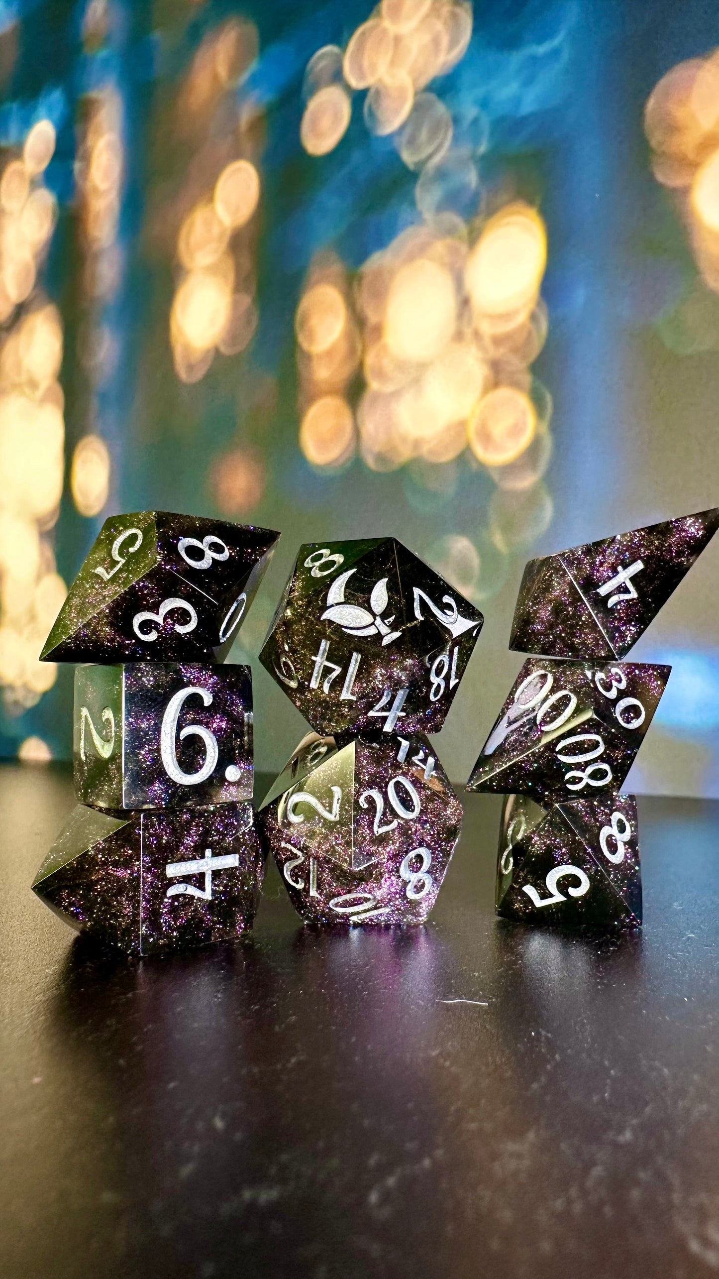 Meeting Khutun- 8 piece polyhedral dice set