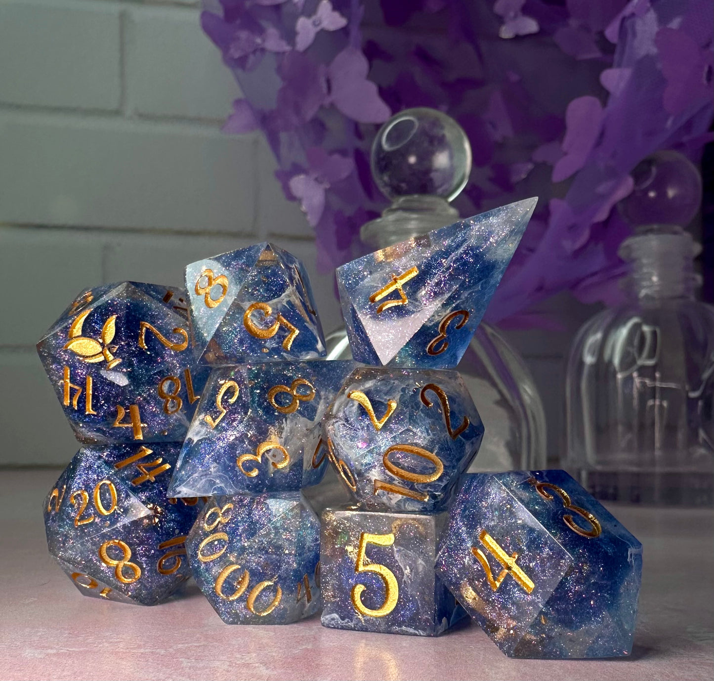 Just George- 8 piece polyhedral dice set