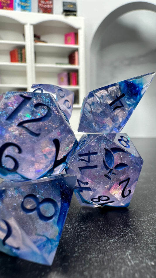 Water Wraith Rescue-8 piece polyhedral dice set-Pobody's Nerfect