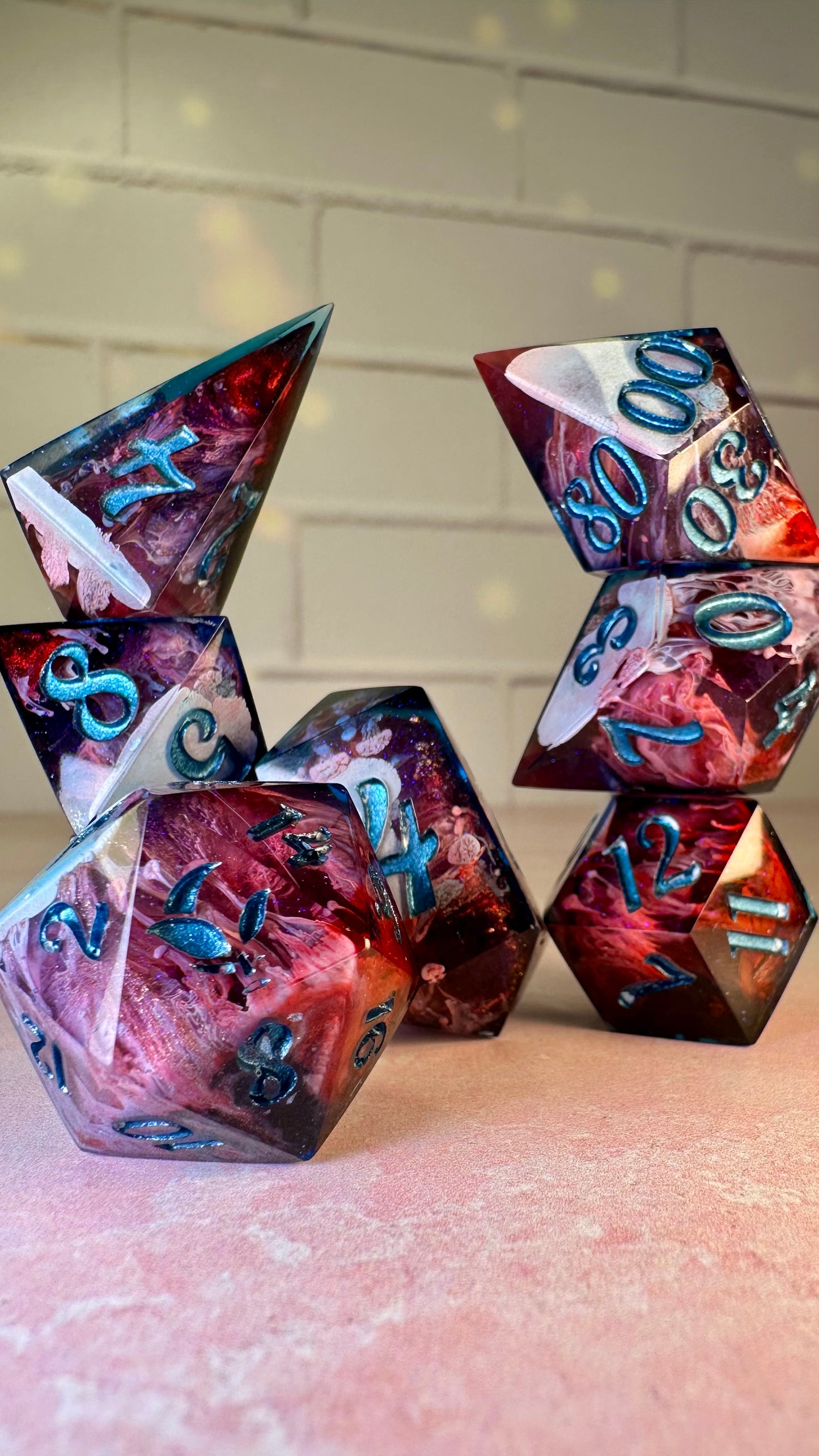 William Kaplan-8 piece polyhedral dice set (Large)