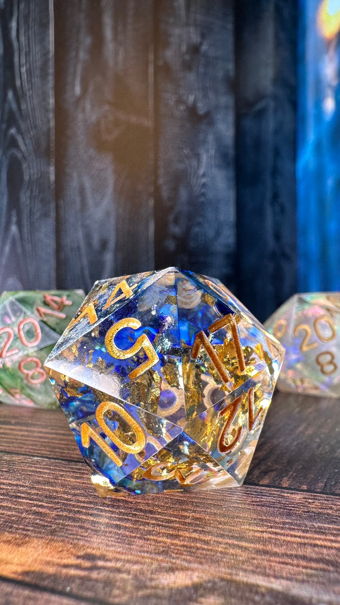 Blue&Gold 35mm Chonk D20