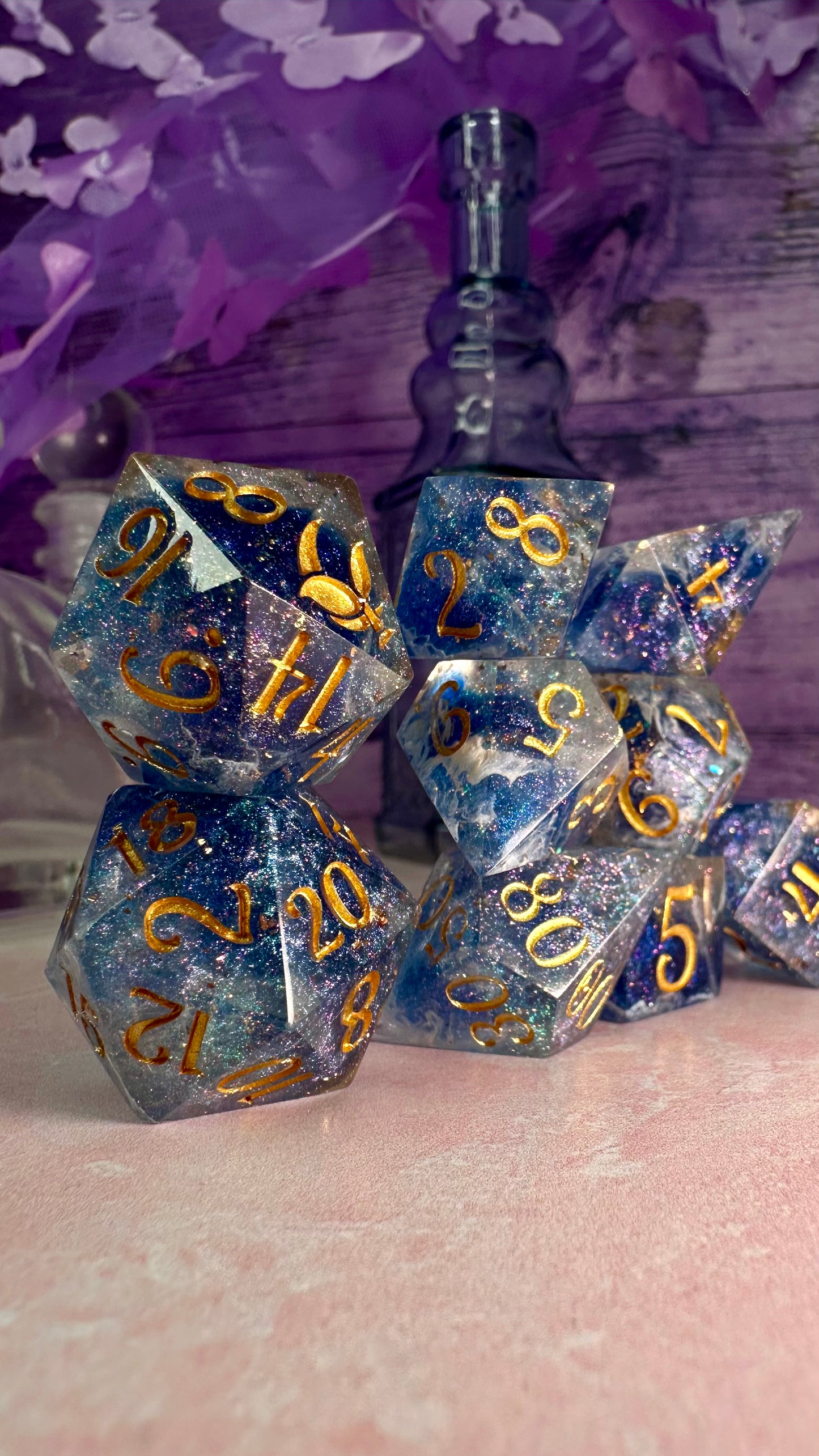 Just George- 8 piece polyhedral dice set