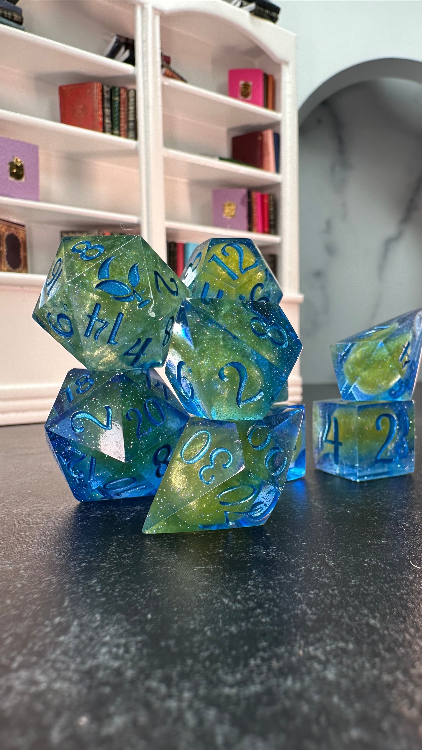 Tarquin's Hope- 8 piece polyhedral dice set