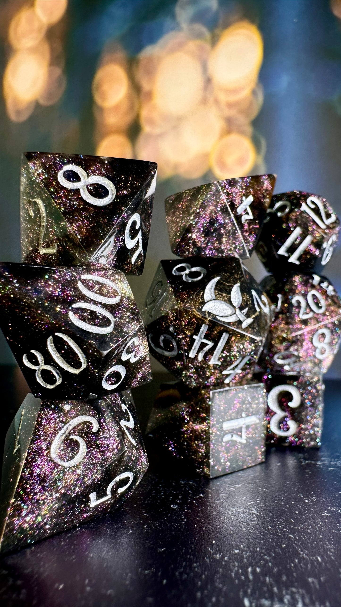 Meeting Khutun- 8 piece polyhedral dice set