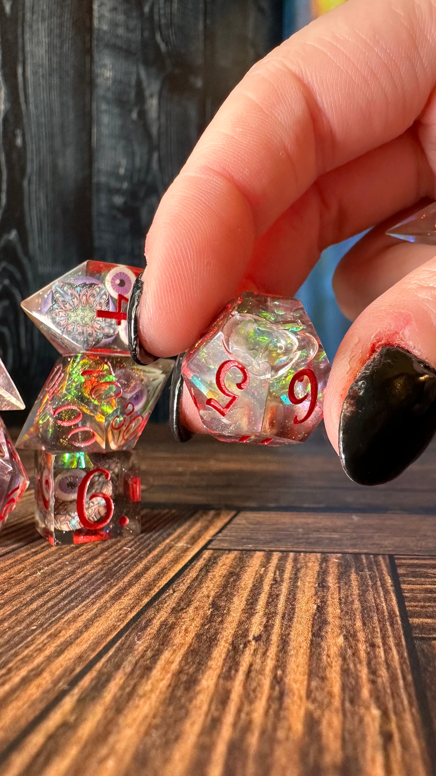 Multiverse of Madness-8 piece polyhedral dice set-Pobody’s Nerfect