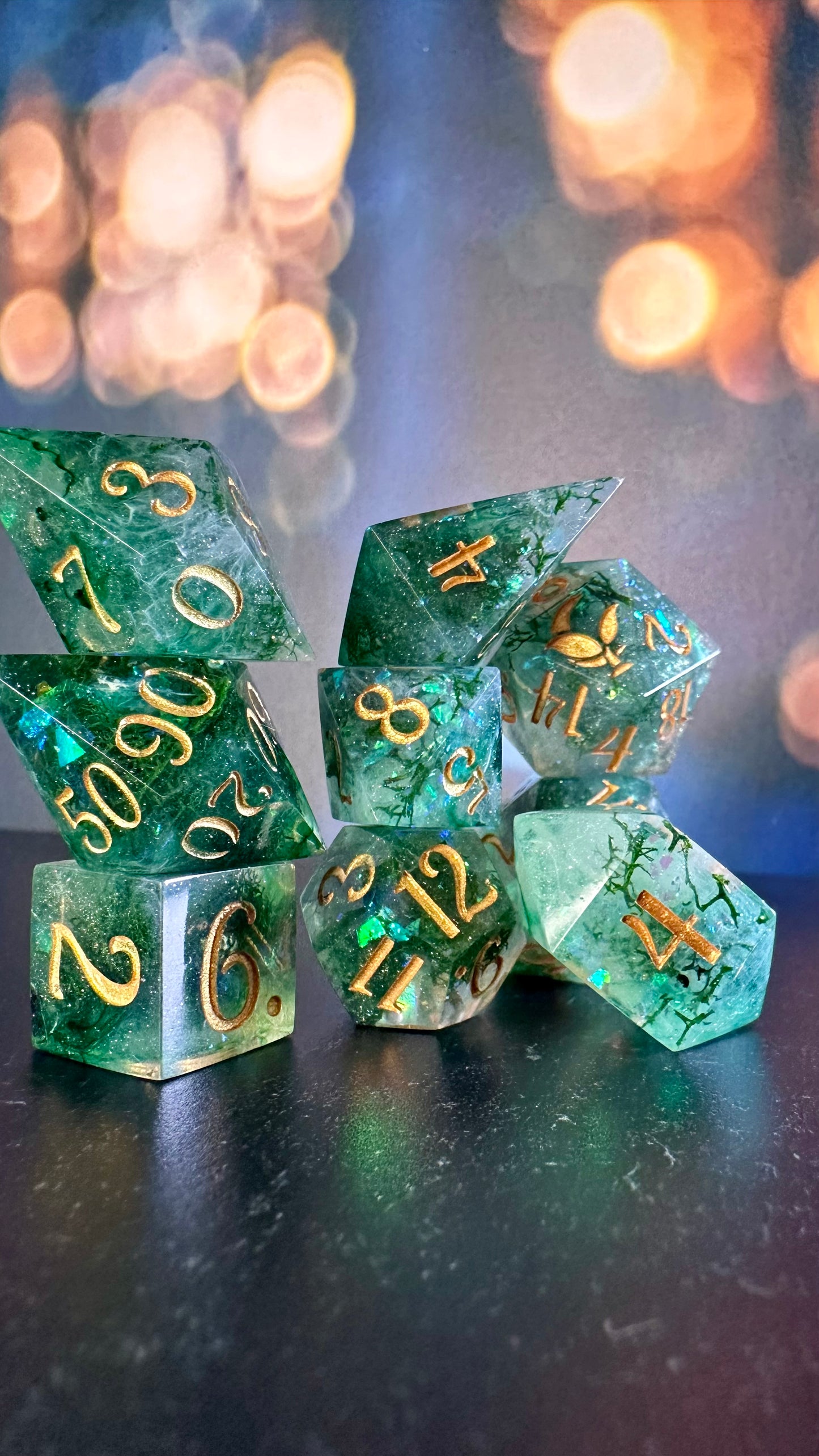 Ithan Holstrom-  8 piece polyhedral dice set