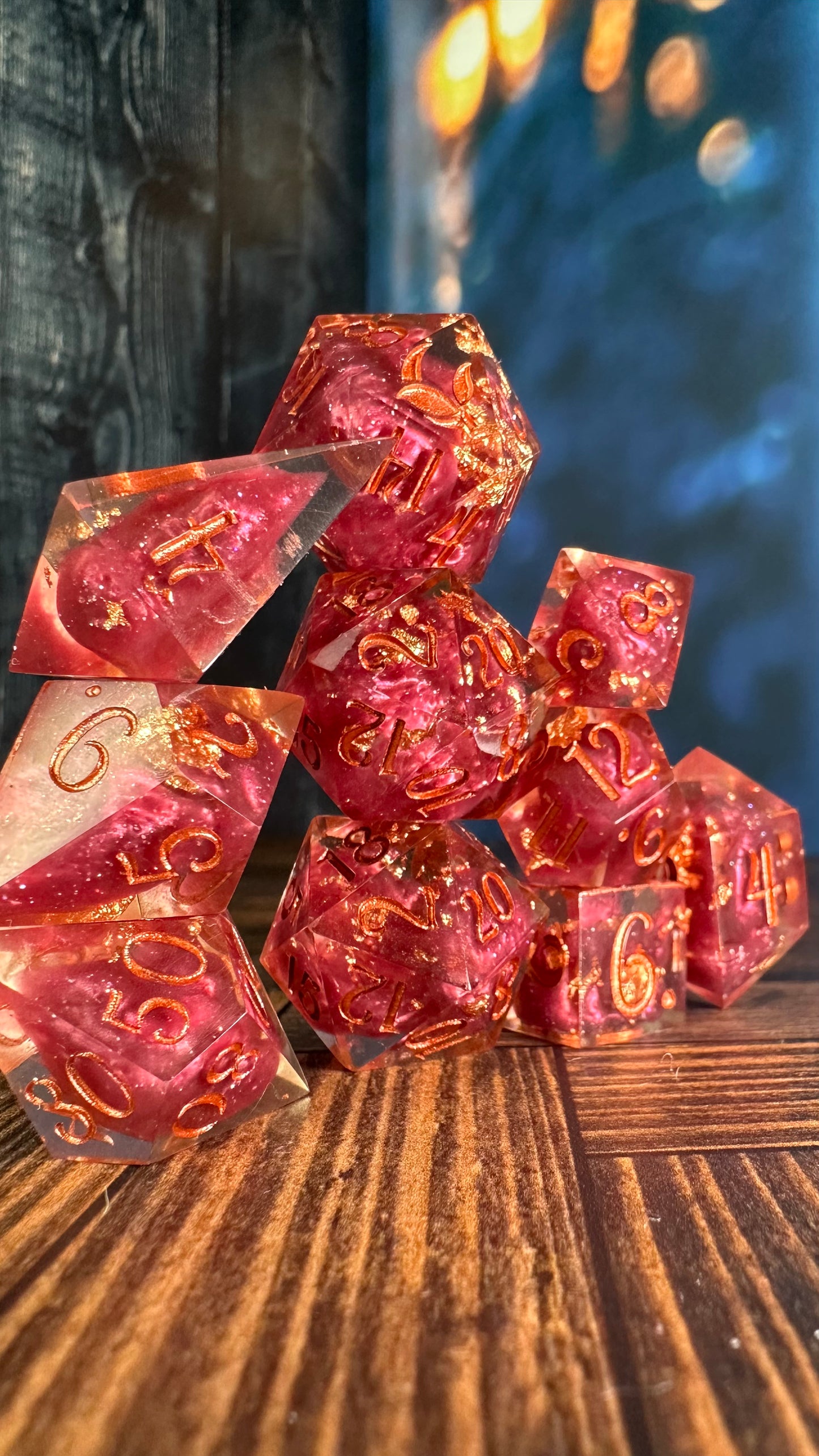 Bryce Quinlan-8 piece polyhedral dice set