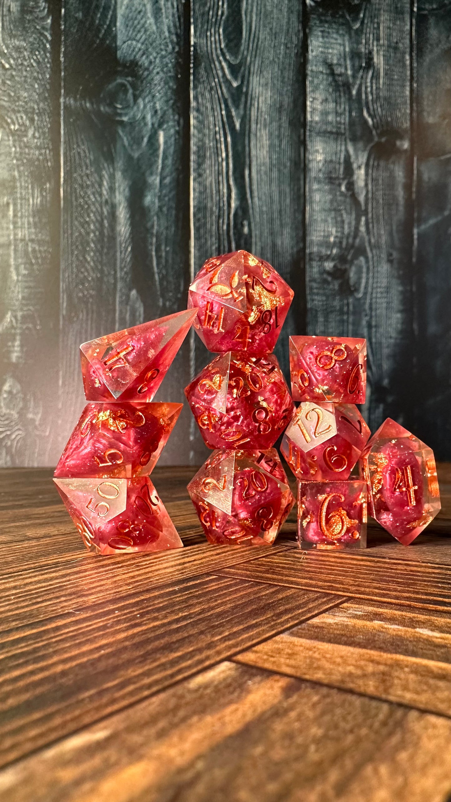 Bryce Quinlan-8 piece polyhedral dice set