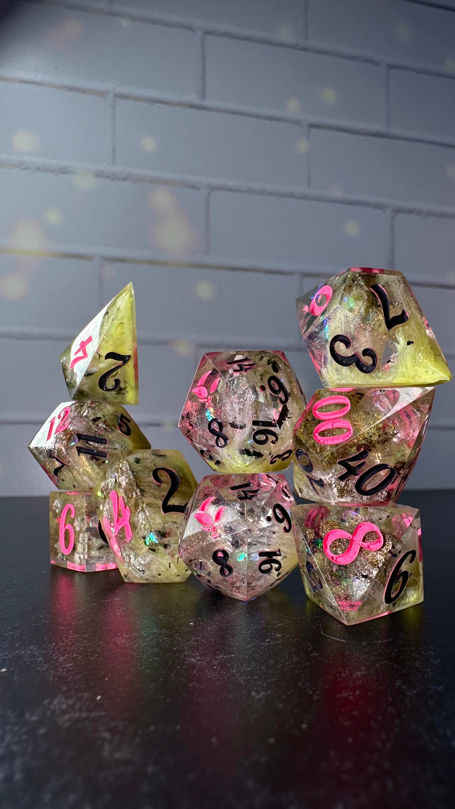 Fit Check for My Napalm Era-8 piece polyhedral dice set (Large)