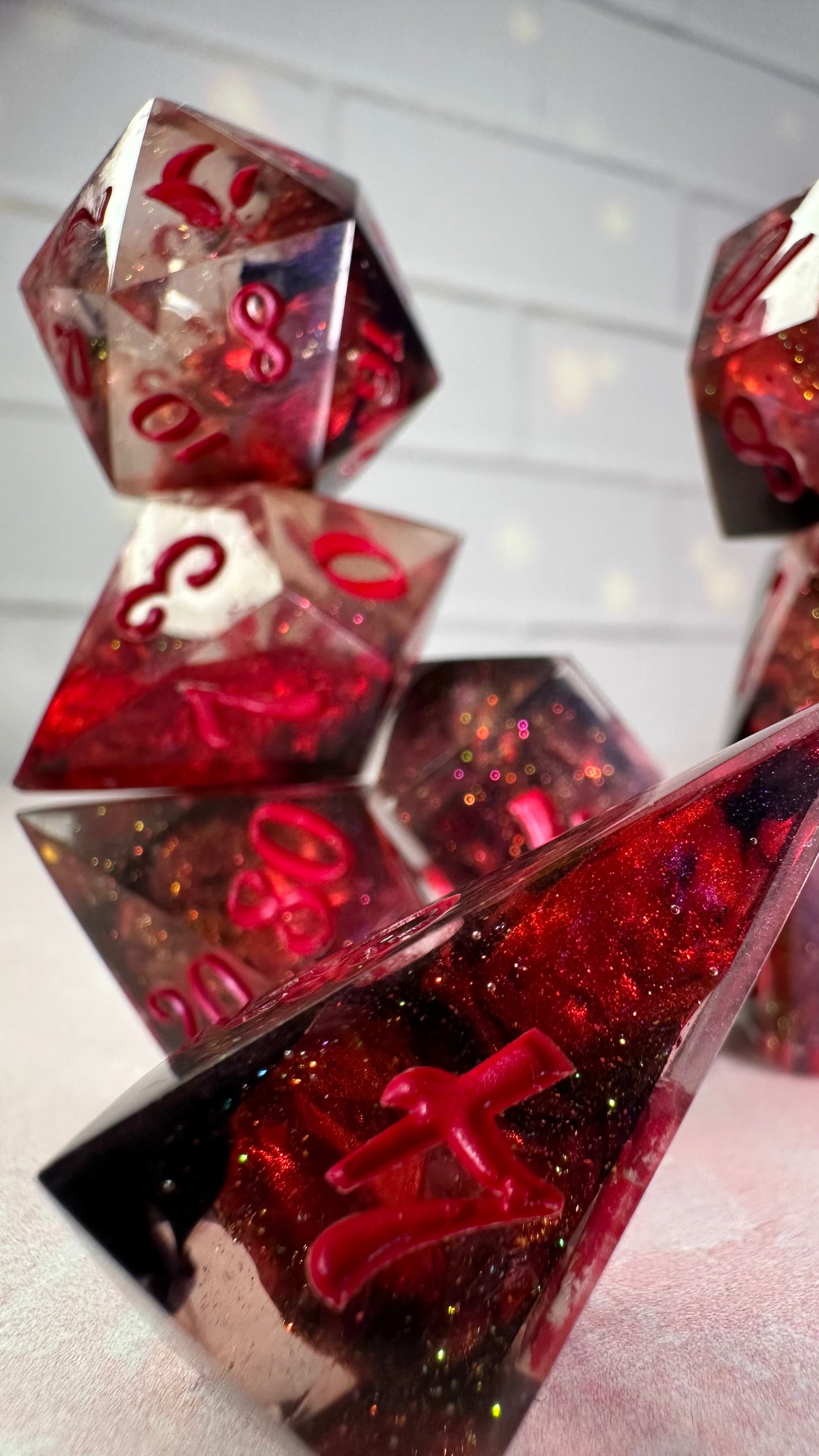 Alice Wu Gulliver-8 piece polyhedral dice set (Large)