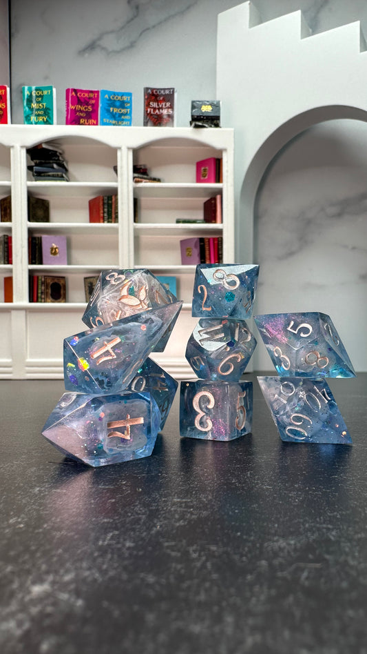 Gwyn- 8 piece polyhedral dice set