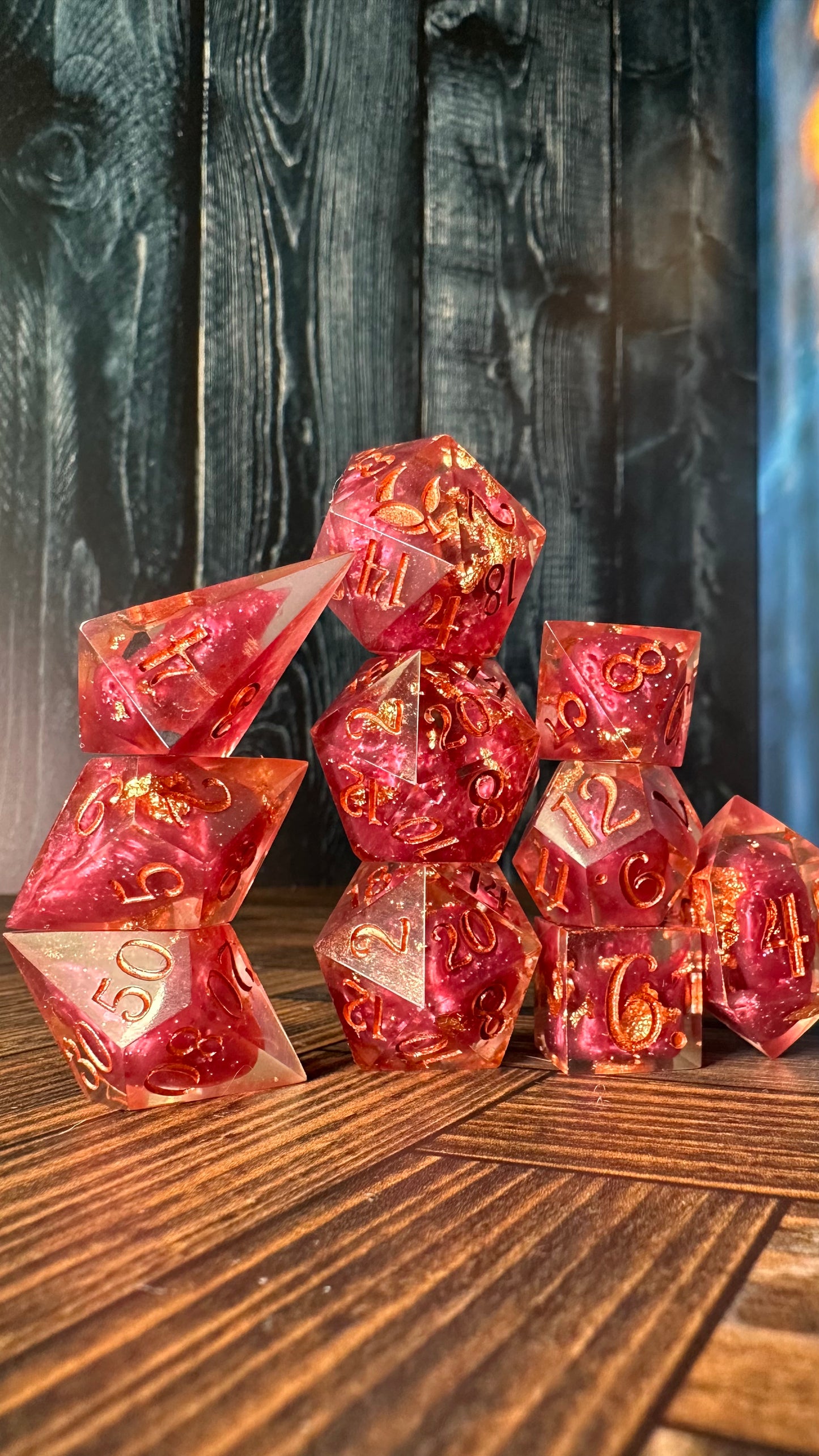 Bryce Quinlan-8 piece polyhedral dice set