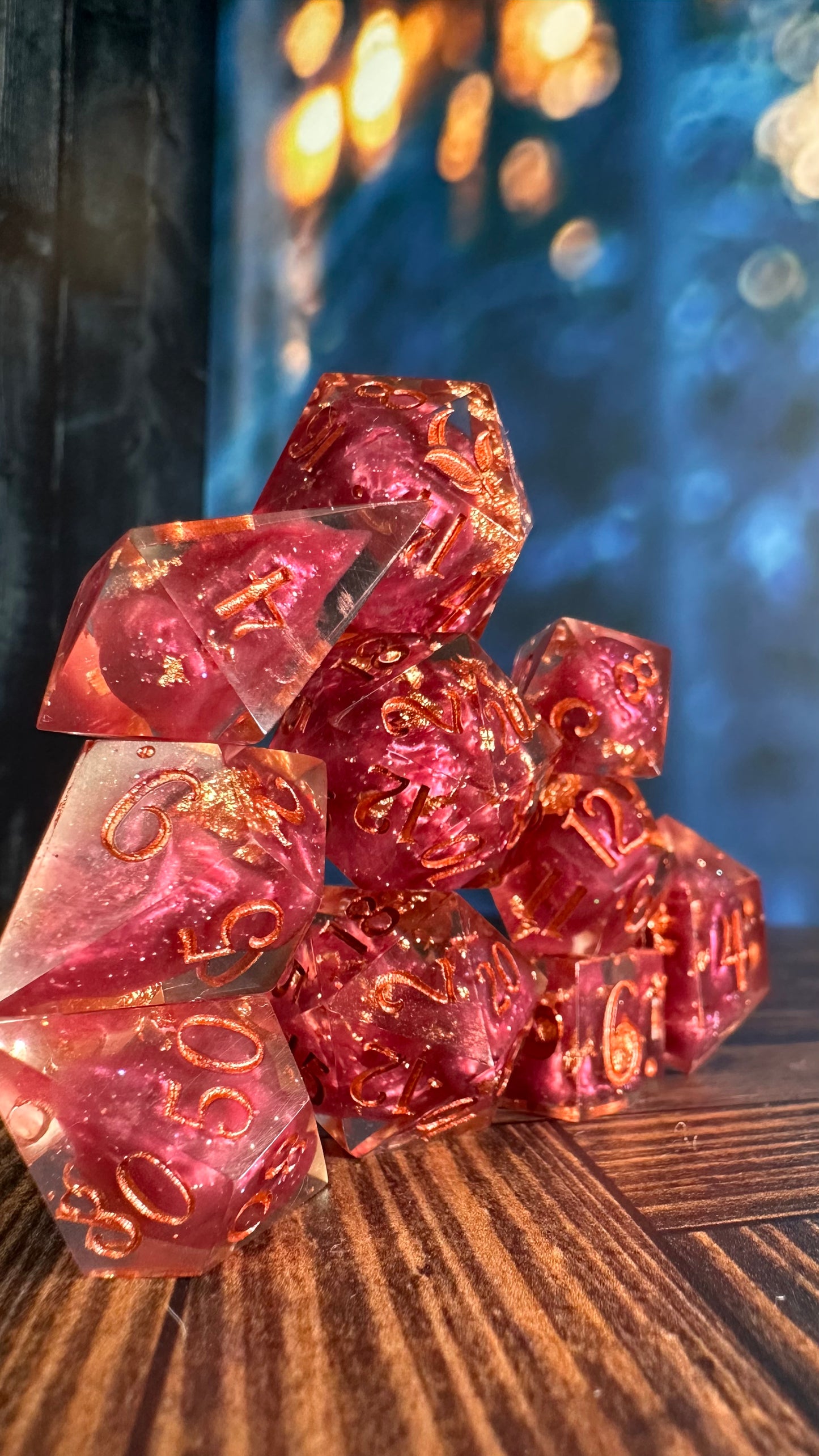 Bryce Quinlan-8 piece polyhedral dice set