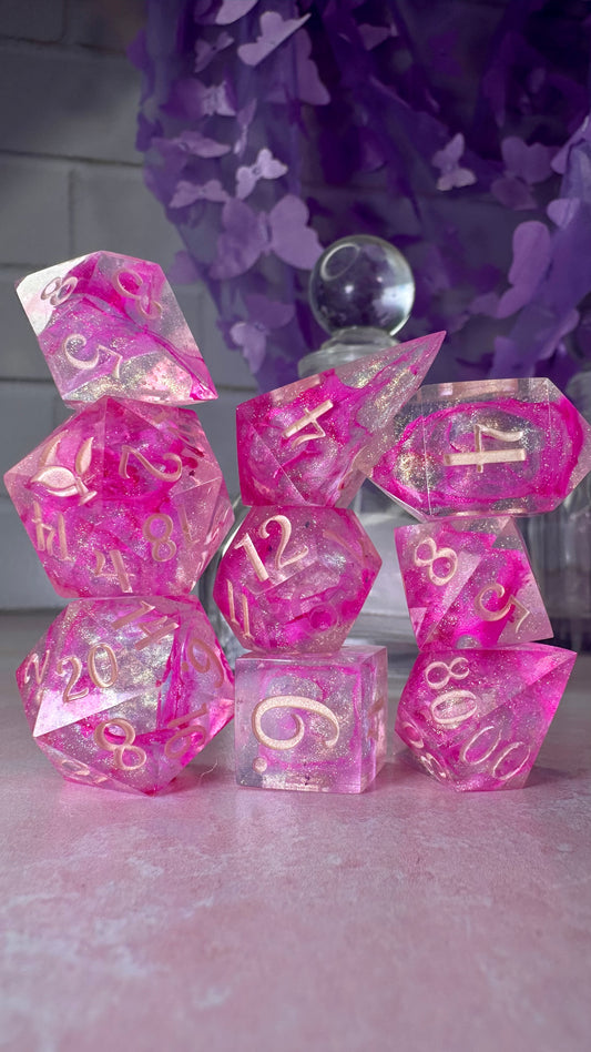 Season One Penelope Featherington- 8 piece polyhedral dice set