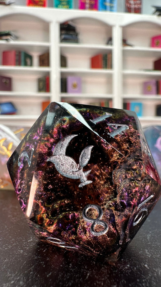 Rhysand- 40 MM Logo d20 Chonk