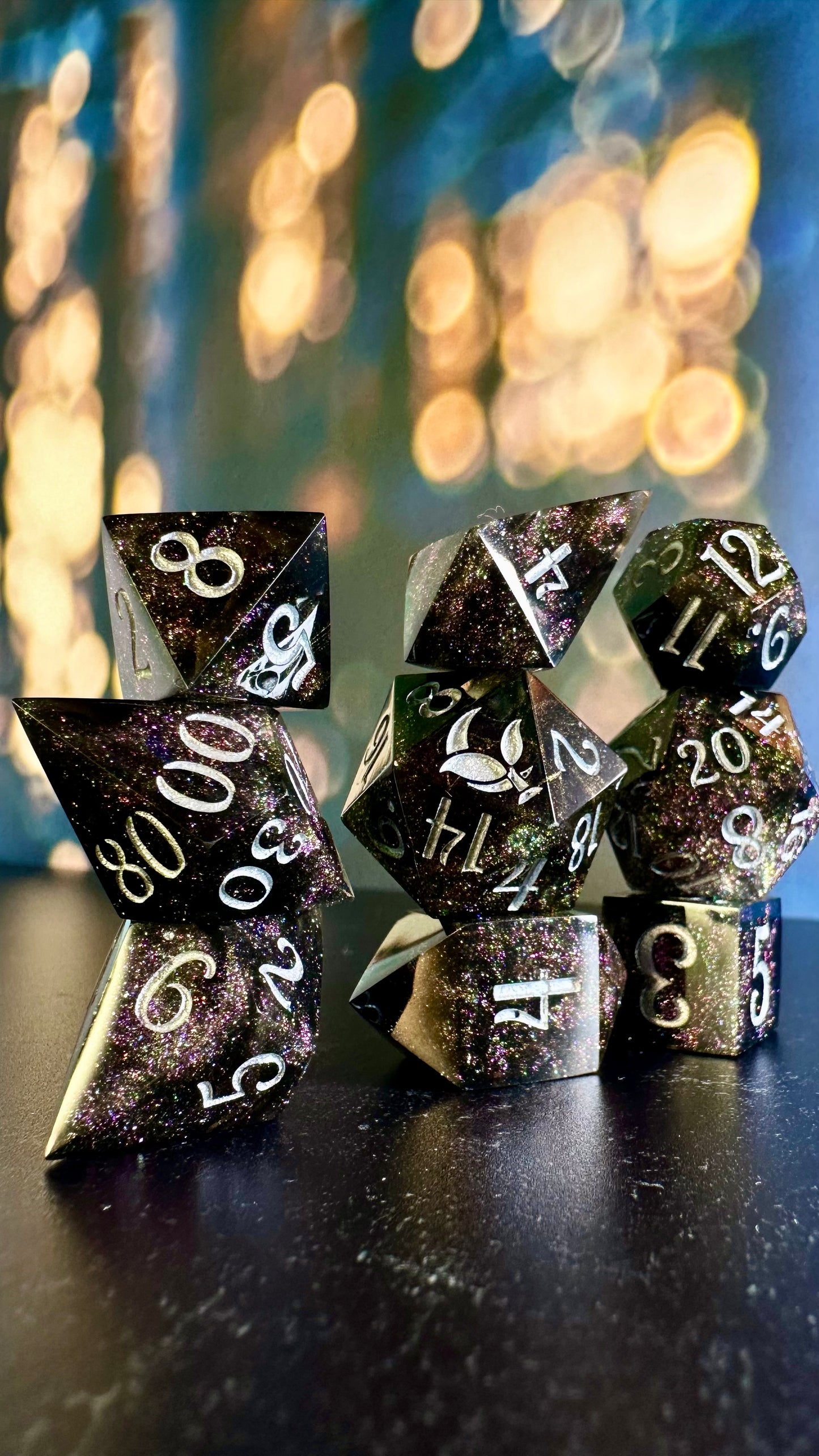 Meeting Khutun- 8 piece polyhedral dice set