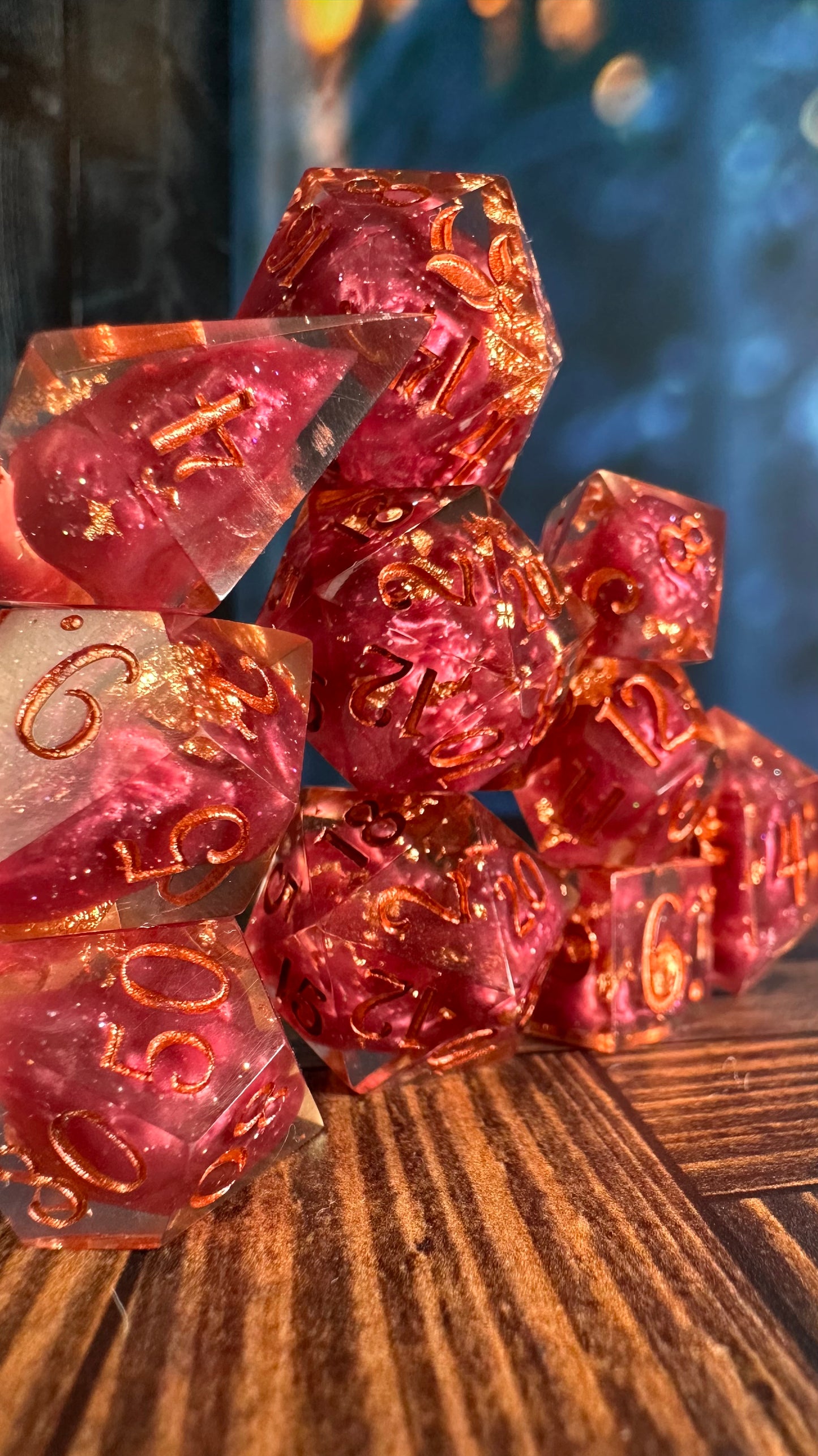 Bryce Quinlan-8 piece polyhedral dice set