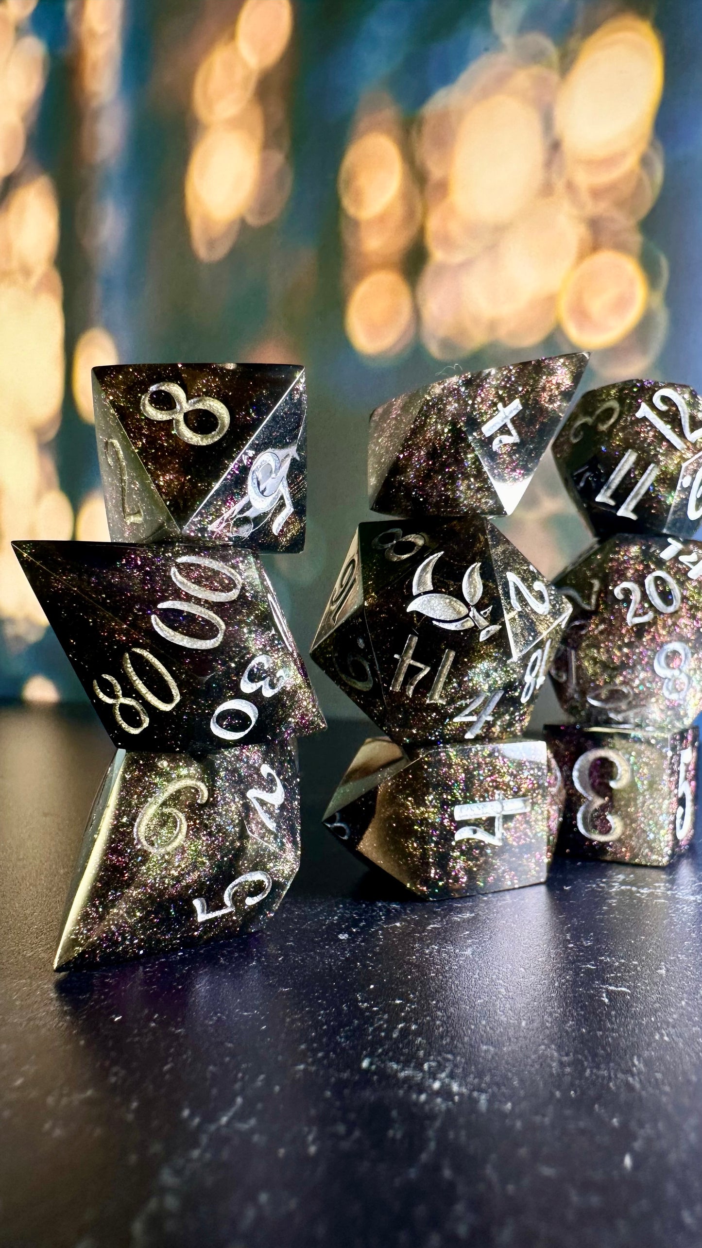 Meeting Khutun- 8 piece polyhedral dice set