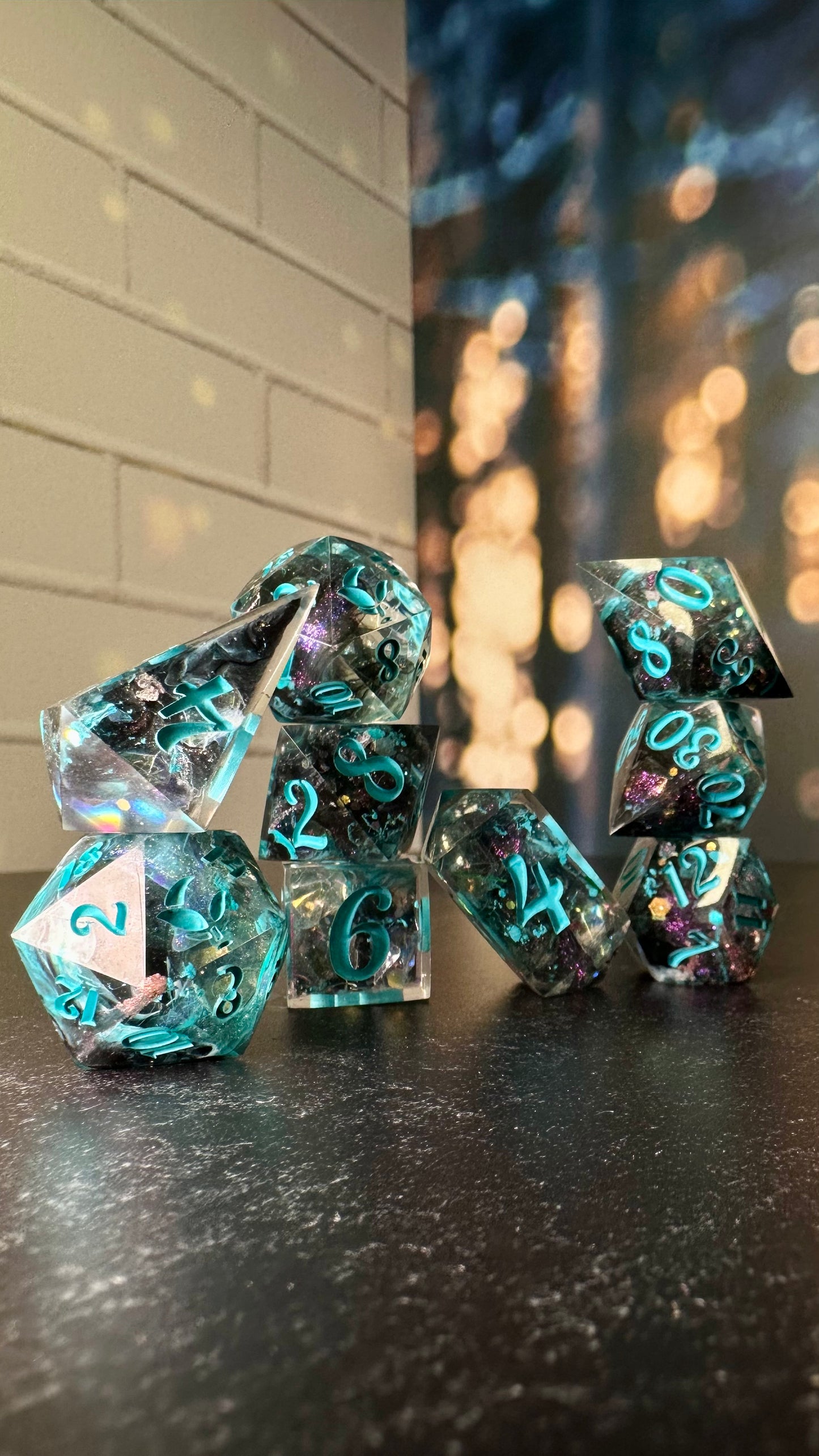 Derpy&Sussy-8 piece polyhedral dice set (Large)