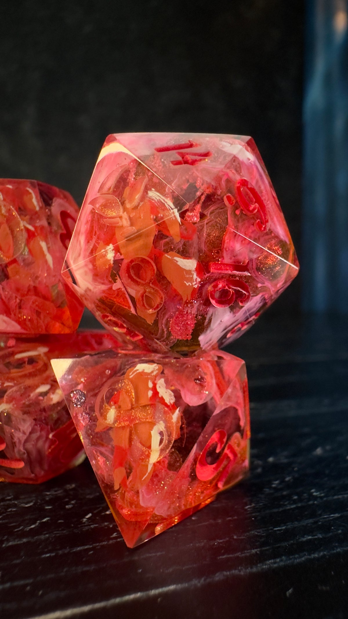 “I’m having a moment”   -8 piece polyhedral dice set (Large)