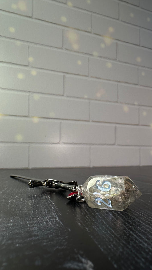 Silver Lining Geode Dice Dagger